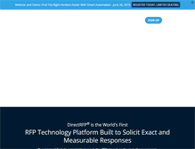 Tablet Screenshot of directrfp.com